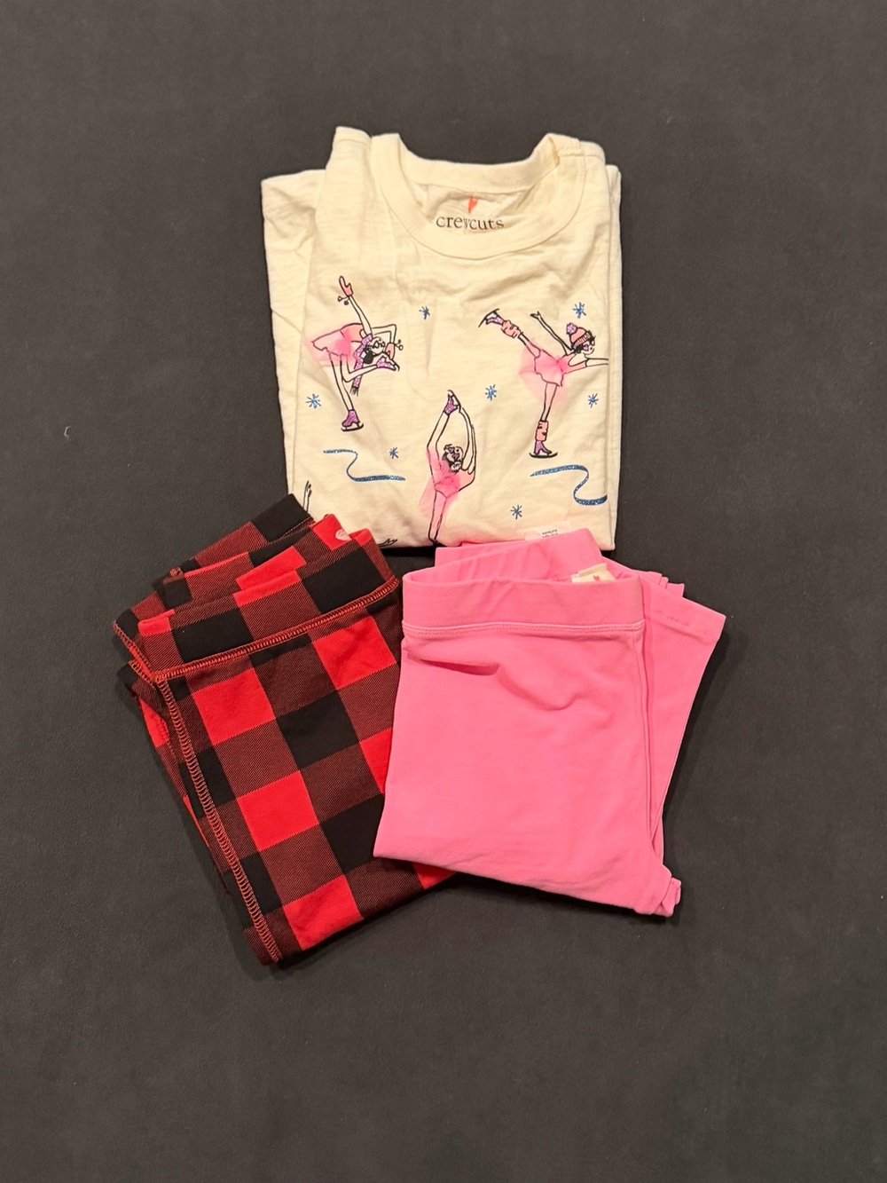 Crewcuts Girls 3 pieces. Long Sleeve Shirt and 2 pairs of Leggings.